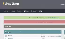 Focus v11 - premium MyBB template