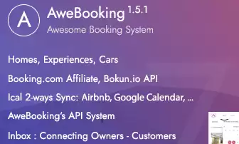 AweBooking v1.5.1 - marketplace for families