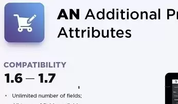 Module Additional Product Attributes - Custom Product Fields v2.4.12