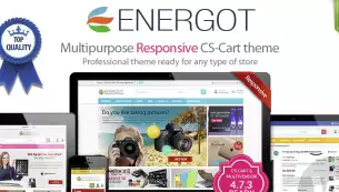 ENERGOT v2.24 - Multi-purpose adaptive CS-Cart theme