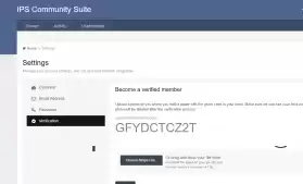 (itzverified) member verification 4.2.3 - IPS 4 user verification