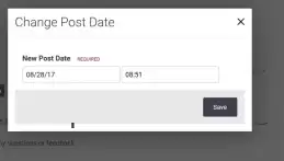 Change the date of the IPS 4 message - Change Post Date