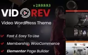 VidoRev v2.9.9.9.9.3 - WordPress video template