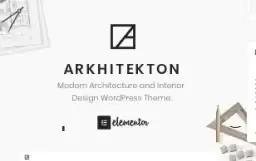 Arkhitekton v1.3.0 - WordPress theme for modern architecture and interior design