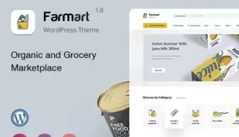 Farmart v1.0.2 - WordPress theme for organic and grocery marketplace