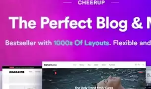 CheerUp v7.8.0 - WordPress news template