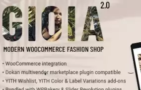 Gioia v2.2 NULLED - WordPress fashion store