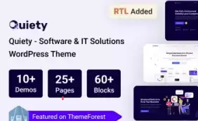 Quiety v4.0.2 – Software & IT Solutions WordPress Theme