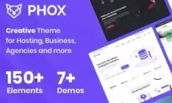 Phox v2.0.3 - WordPress and WHMCS hosting template