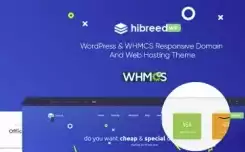 hibreed v1.0 - WordPress and WHMCS hosting theme