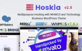 Hoskia v2.4 | Multi-purpose WordPress Hosting theme with WHMCS template