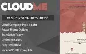 Cloudme Host v1.1.1 - WordPress + WHMCS hosting template