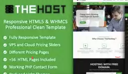 TheHost v4.0 - HTML & WHMCS Web Hosting template