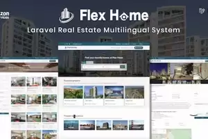 Flex Home - Laravel Real Estate Multilingual System