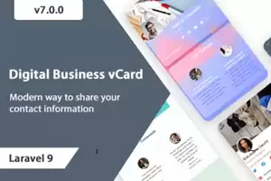 VCard SaaS - Digital Business Card Builder SaaS - Laravel VCard Saas