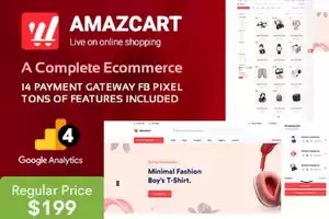 AmazCart - Laravel Ecommerce System CMS