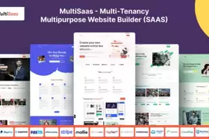 MultiSaas - Multi-Tenancy Multipurpose Website Builder (Saas)