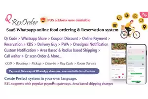 QrexOrder - SaaS Restaurants / QR Menu / WhatsApp Online ordering / Reservation system