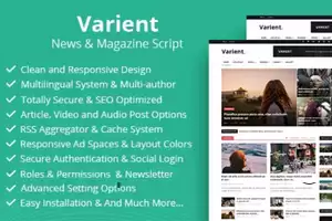 Varient - News & Magazine Script