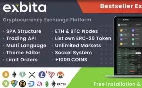 Exbita v5.2.0 NULLED - cryptocurrency exchange script