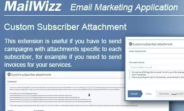 MailWizz EMA - Custom subscriber attachment 2.0.0