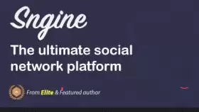 Sngine v3.7 Nulled - social network script