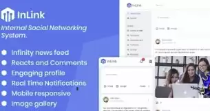 InLink v1.0 Nulled - internal social network script