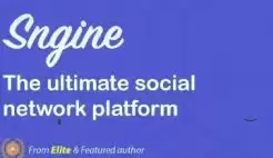 Sngine v3.6.2 Nulled - social network script