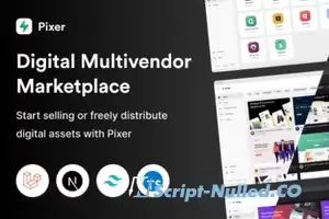 Pixer v3.1.0 - React Laravel Multivendor Digital Marketplace