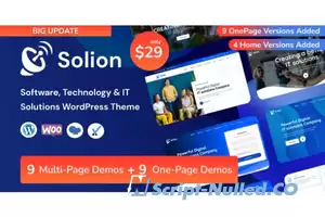 Solion v1.1.6 - Technology & IT Solutions WordPress Theme