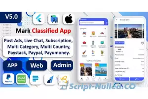 Mark Classified App v5.0 - Classified App Multi Payment Gateways Integrated