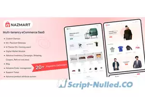 Nazmart v1.0.1 - Multi-Tenancy eCommerce Platform (SAAS)