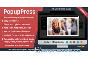 PopupPress v3.1.6 - Popups with Slider & Lightbox for WP