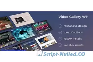 Video Gallery Wordpress Plugin /w YouTube, Vimeo, Facebook pages v12.25