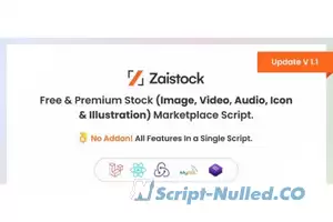 Zaistock v1.1 - Free & Premium Stock Photo, Video, Audio, Icon Illustration Script