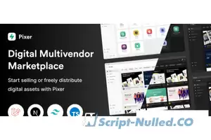 Pixer v3.1.0 - React Laravel Multivendor Digital Marketplace