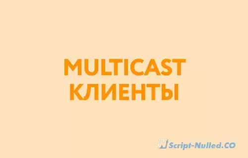 Multicast clients.