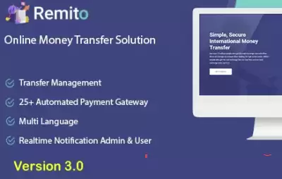 Remito Version 3.0.2 NULLED Online Money Transfer Solution