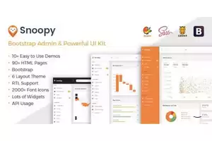 Snoopy - Multipurpose Bootstrap Admin Dashboard