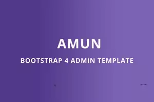 Bootstrap 4 Admin Template - Amun