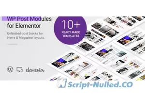 WP Post Modules for NewsPaper and Magazine Layouts (Elementor Addon) v2.1.1