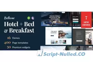 Bellevue v4.0 - Hotel + Bed and Breakfast Booking Calendar Theme
