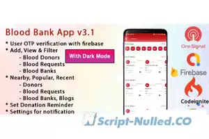 Blood Bank App With Admin Panel & Material Design v3.1.1