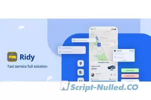 Ridy Flutter v2.3.3 - Full Taxi solution