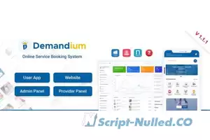 Demandium v1.1.1 - Multi Provider On Demand, Handyman, Home service App with admin panel