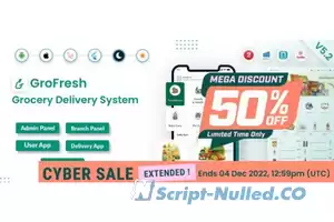 GroFresh v5.2 - (Grocery, Pharmacy, eCommerce, Store) App and Web with Laravel Admin Panel + Delivery App