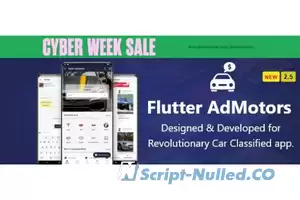 Flutter AdMotors For Car Classified BuySell iOS and Android App with Chat v2.5