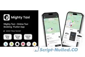 MightyTaxi v2.0 - Flutter Online Taxi Booking Full Solution | User App | Admin Laravel Panel | Driver app