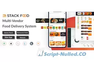 StackFood Multi Restaurant v6.0 - Food Delivery App with Laravel Admin and Restaurant Panel