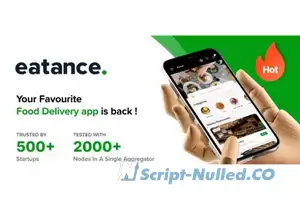 Eatance v2.0 - Advance Online Food Delivery & Multi Restaurant Aggregator with Website, Admin, API, Mobile Apps